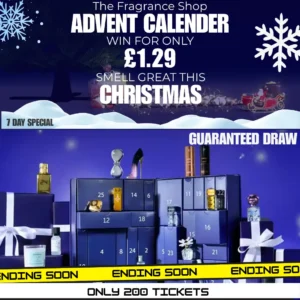 Fragrance Shop Advent Calendar Giveaway – Win luxury advent calendar with perfumes, skincare, and beauty surprises for £1.99