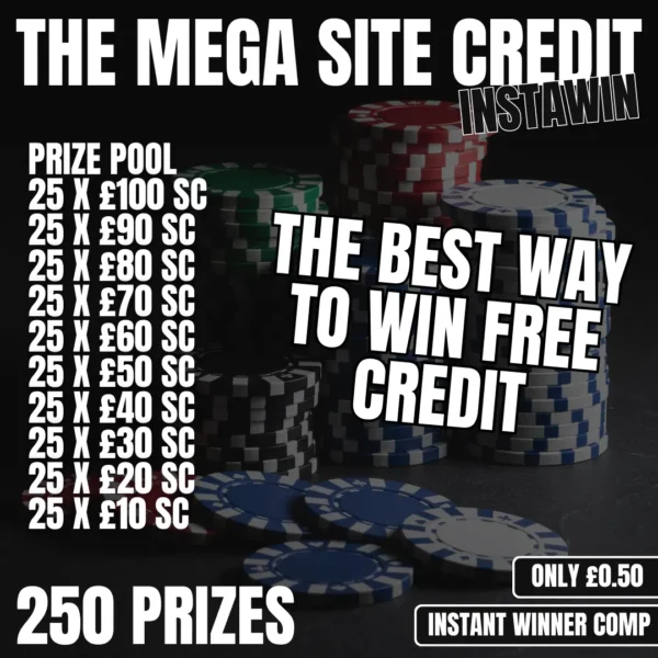The Mega Site Credit Instawin